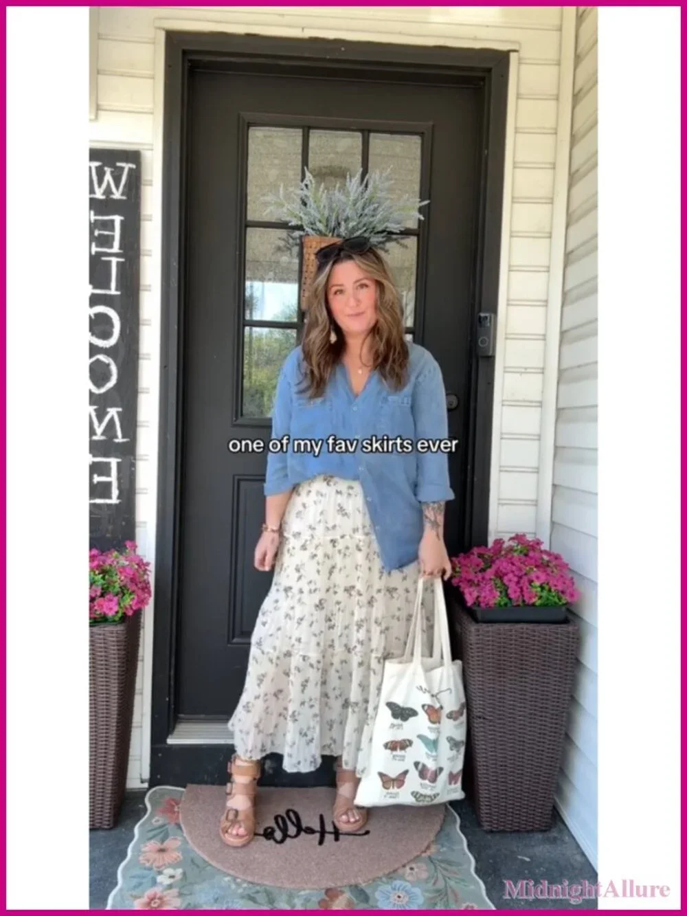 Chiffon Elastic High Waist Pleated A-Line Flared Maxi Skirt